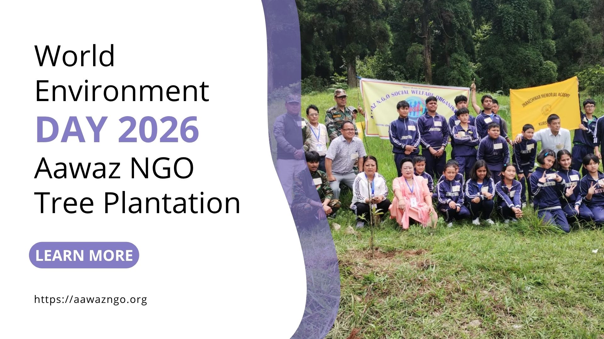 World Environment Day 2026 Aawaz NGO Tree Plantation Drive